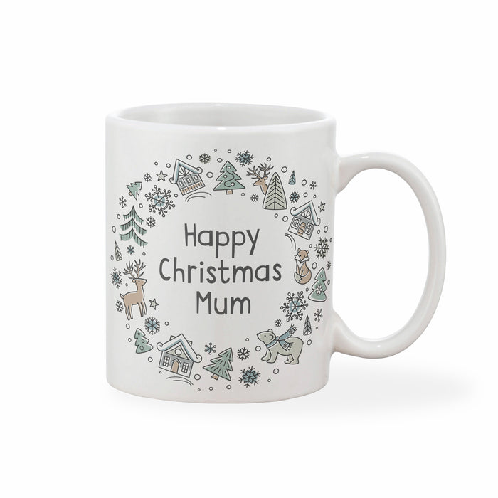 Scandi Christmas Personalised Mug