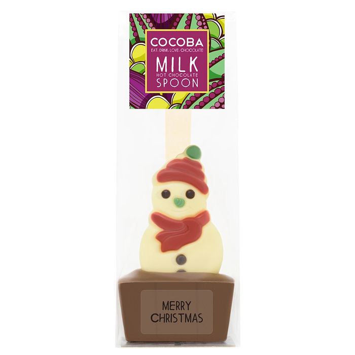Christmas Hot Chocolate Spoon Snowman
