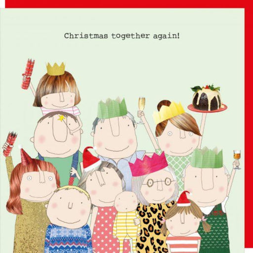 Christmas Together Again Festive Card Rosie Made A Thing
