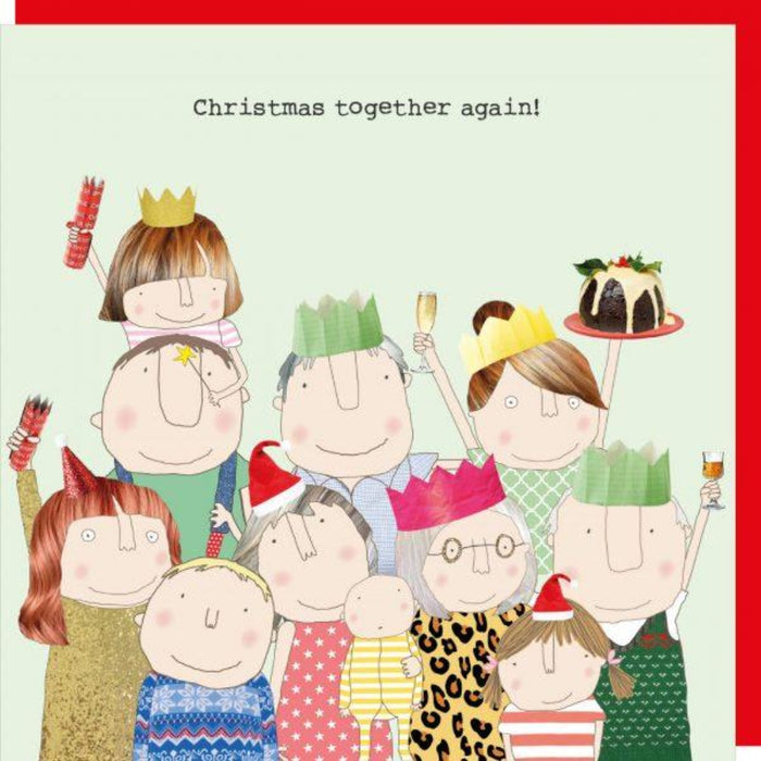 Christmas Together Again Festive Card Rosie Made A Thing