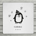 Personalised Christmas Doodle Coaster