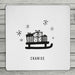 Personalised Christmas Doodle Coaster