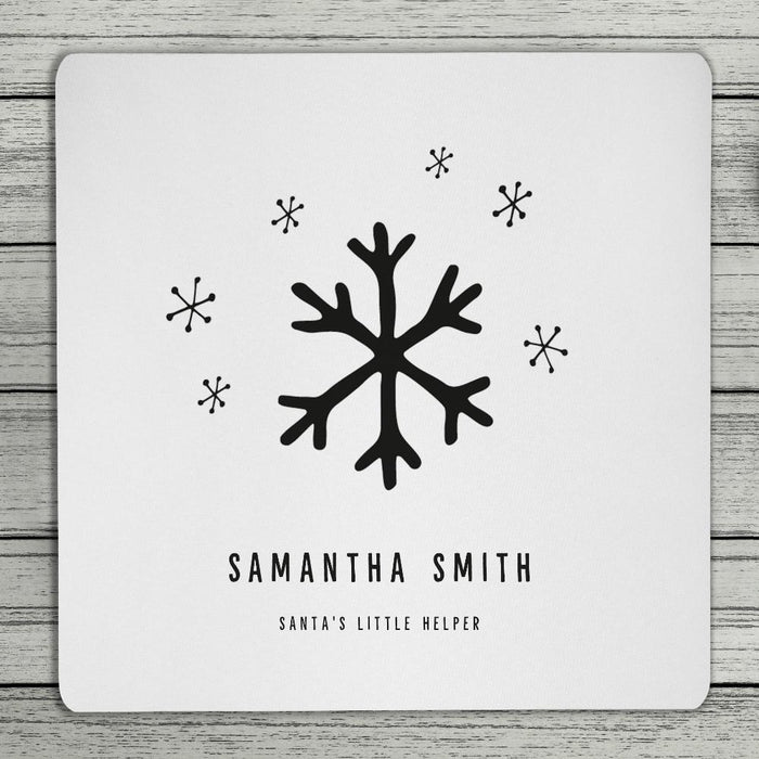 Personalised Christmas Doodle Coaster