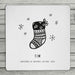 Personalised Christmas Doodle Coaster