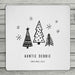 Personalised Christmas Doodle Coaster