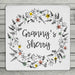 Floral Personalised Name Coaster