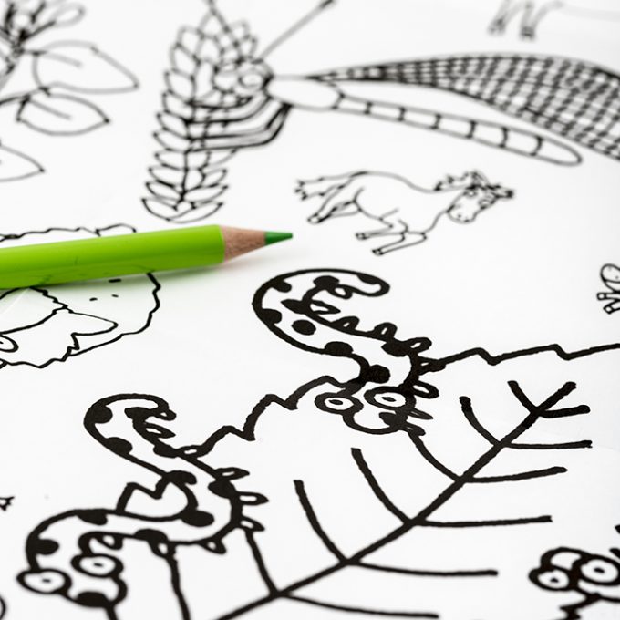 Colour-In Giant Poster - Various Designs