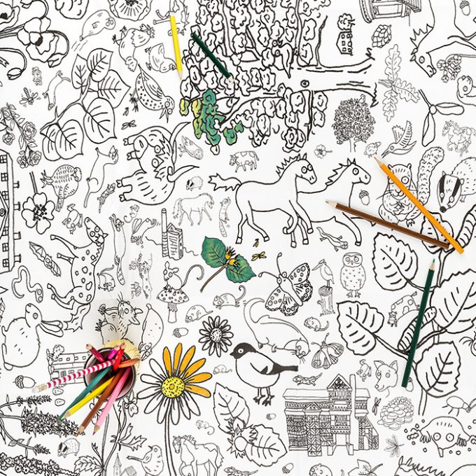 Colour-In Giant Poster - Various Designs