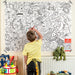 Giant Monsters & Ghosts Colouring Poster