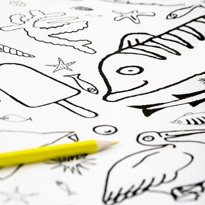 Colour-In Giant Poster - Various Designs