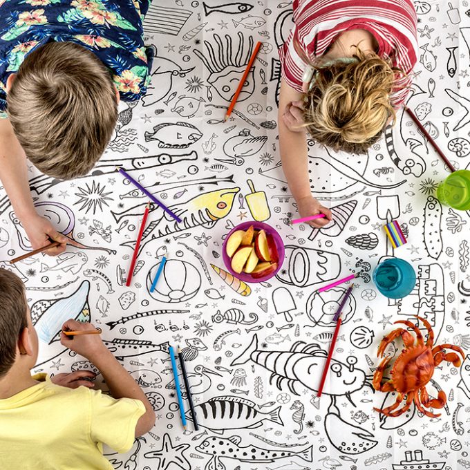 Colour-In Giant Poster