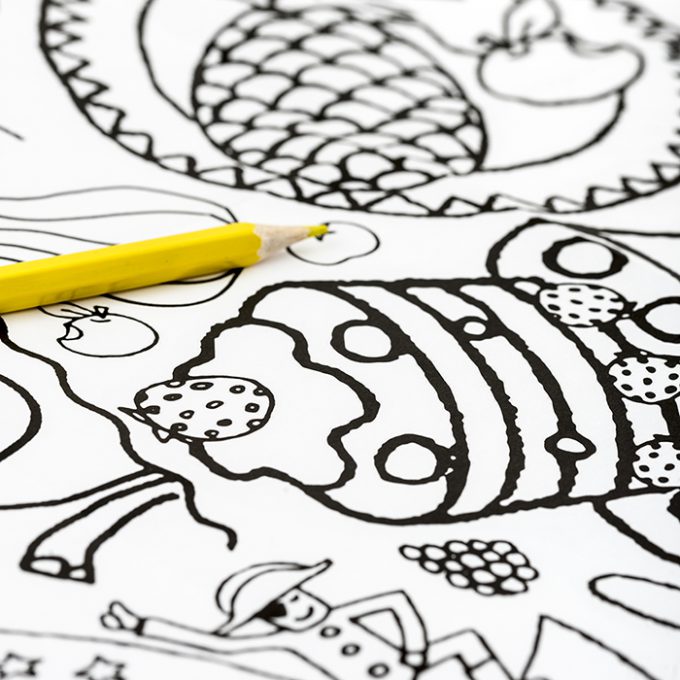 Colour-In Giant Poster - Various Designs