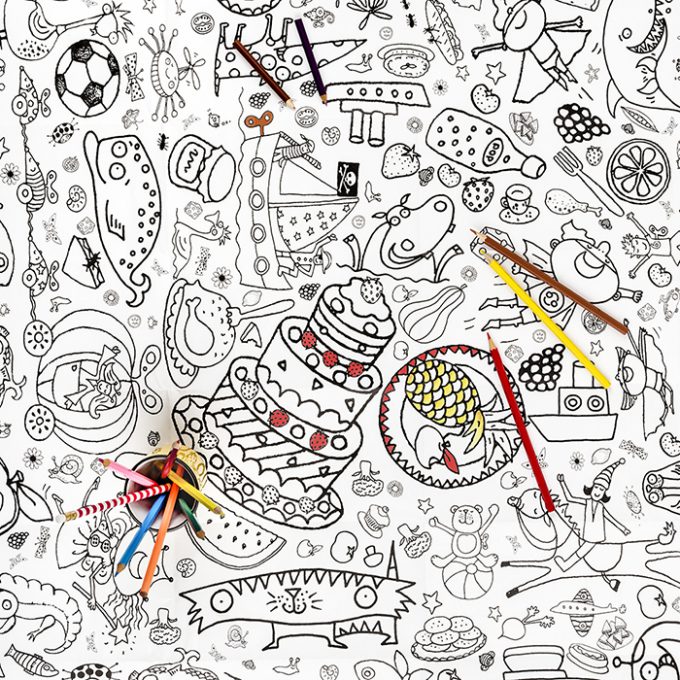 Colour-In Giant Poster - Various Designs