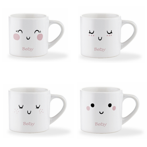 Children's Personalised Pretty Face Mug