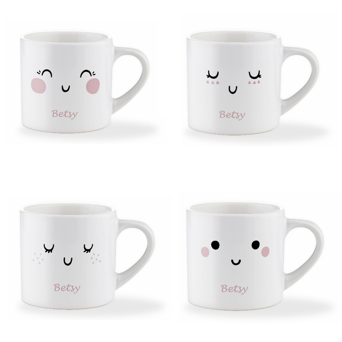 Children's Personalised Pretty Face Mug