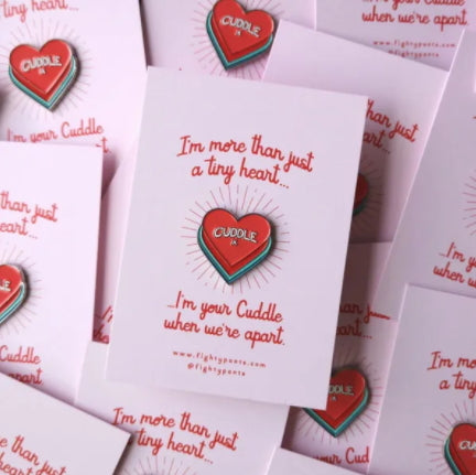 Cuddle Button Pin