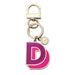 Letterpop Enamel Keyring D Purple Pink