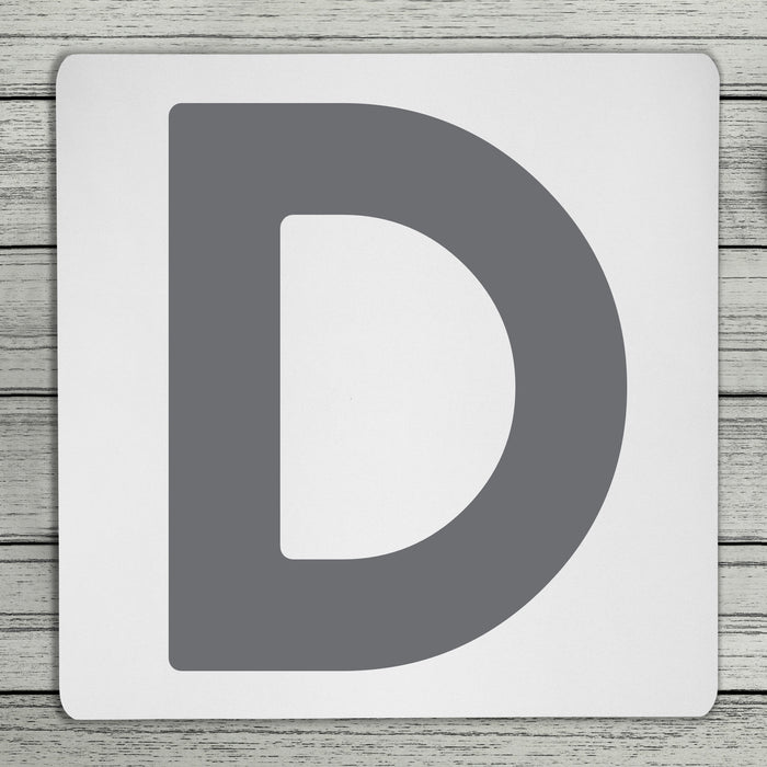 Bold Personalised Initial Coaster