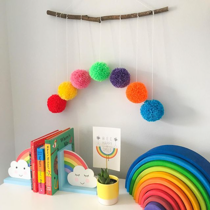 Day Dreams Rainbow & Cloud Bookends