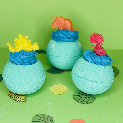 Dinosaur bath bomb dino toy