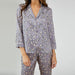 Dove Grey Floral Pyjama Set