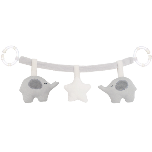 Grey Elephant And White Star Rattlechain