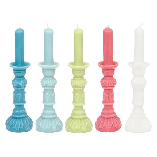 Candlestick Shaped Candles - Various Colours