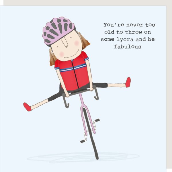 Fabulous In Lycra Birthday Card