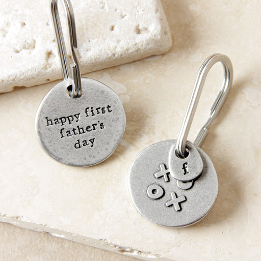 First Father's Day Keyring