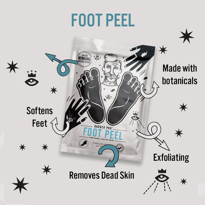 Barber Pro Foot Peel Treatment