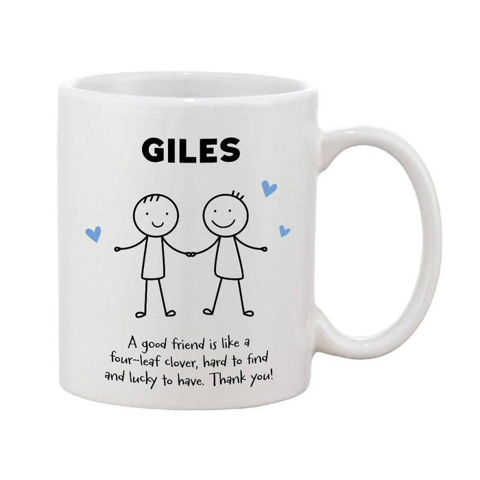 Friendship Personalised Mug Boy & Boy
