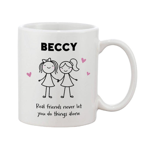 Friendship Personalised Mug Girl & Girl
