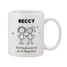 Friendship Personalised Mug Girl & Girl