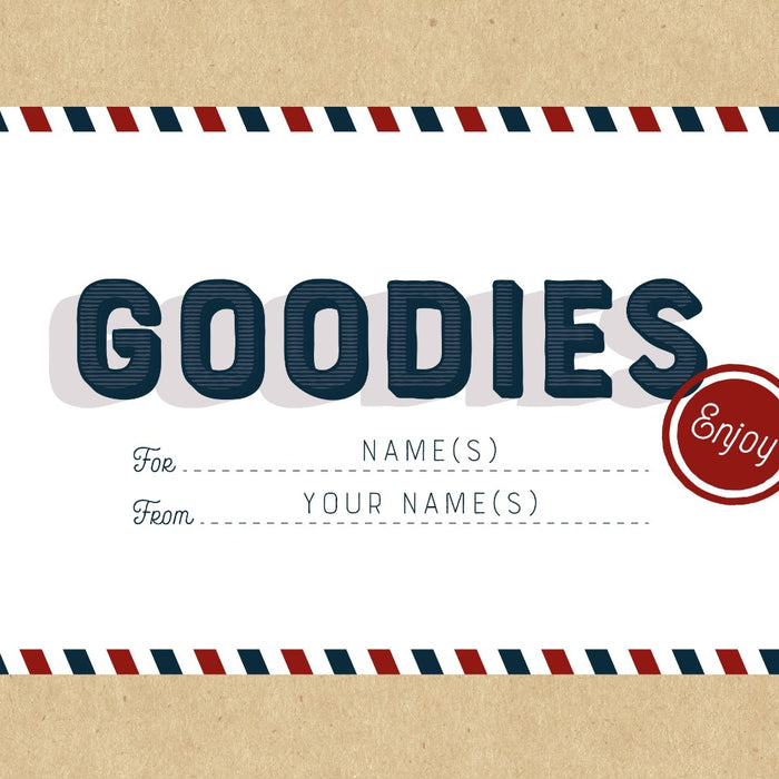 Goodies personalised gift box