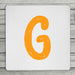 Bright & Bubbly Personalised Initial Coaster