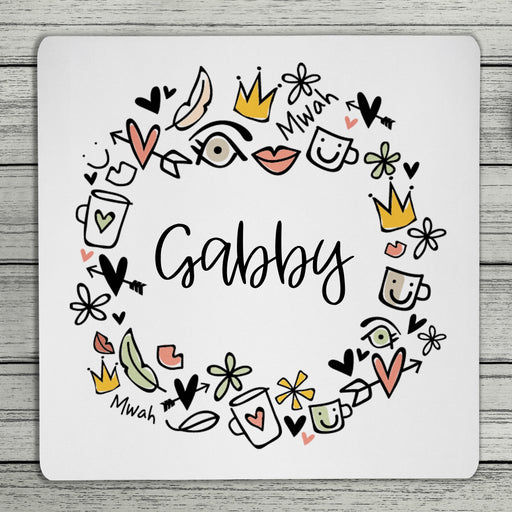 Happy Personalised Name Coaster