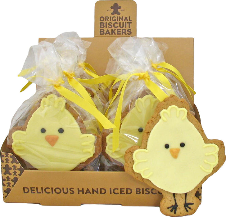 Iced Chick Gingerbread Biscuit
