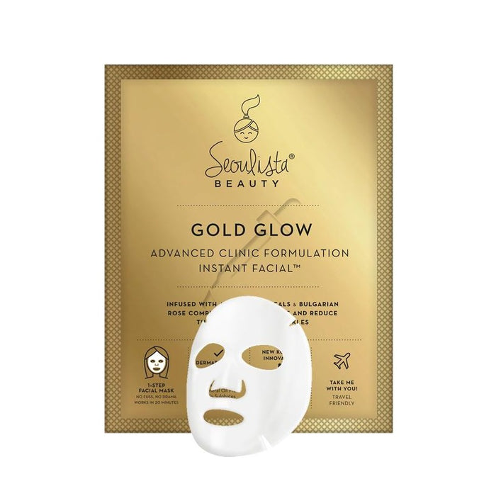 Seoulista Instant Facial Masks - Various Treatments Gold Glow