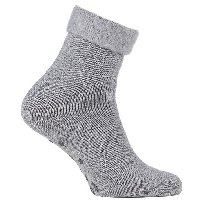 Totes Ladies Thermal Slipper Socks - Various Colours