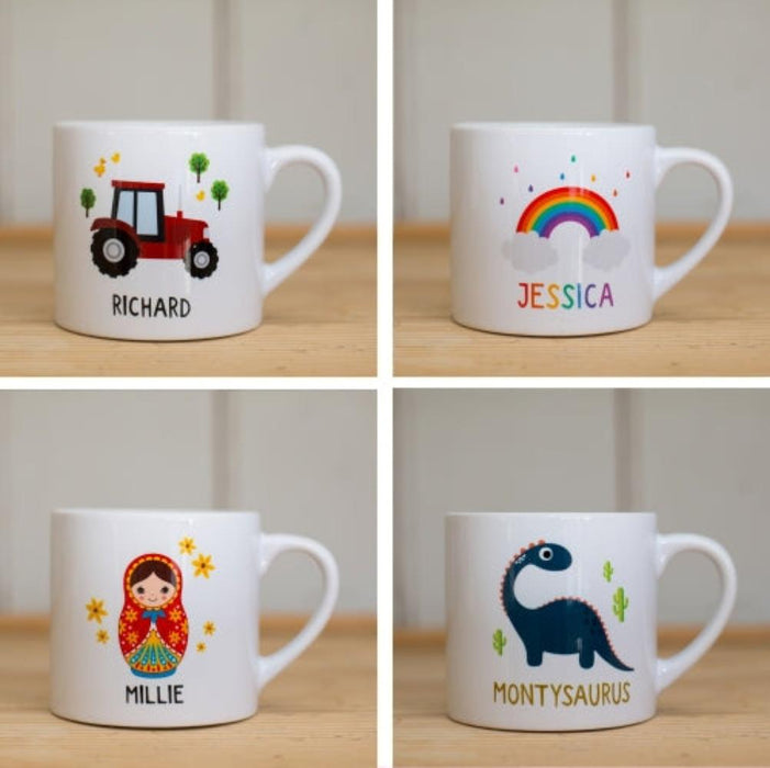 Personalised Children's Place Mat, Coaster & Mug - Various Designs