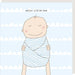 "Hello Little One" Blue New Baby Boy Card