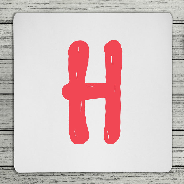 Bright & Bubbly Personalised Initial Coaster (Mix & Match Colours)