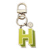 Letterpop Enamel Keyring H Green