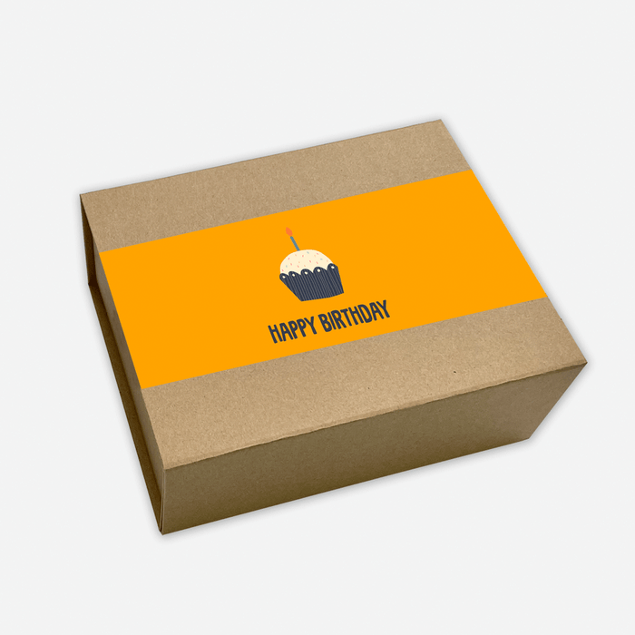 Happy Birthday Cupcake Gift Box