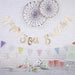 Gold Birthday Milestone Bunting