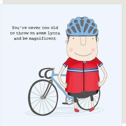 Birthday Men's Lycra Cycling Card