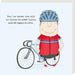 Birthday Men's Lycra Cycling Card