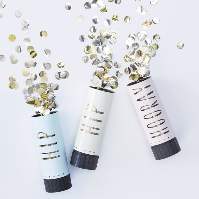 Hip Hip Hooray Confetti Cannons