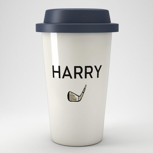 Sports And Hobbies Personalised Eco Coffee Travel Mug
