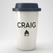 Sports And Hobbies Personalised Eco Coffee Travel Mug